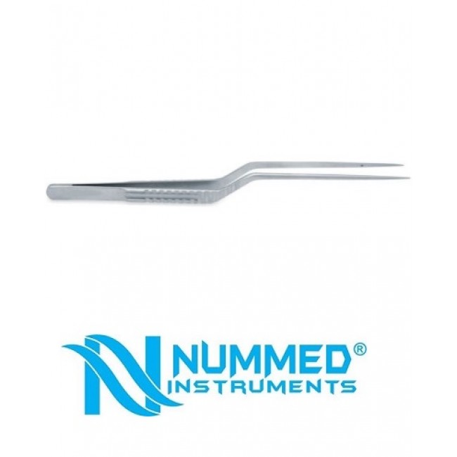 Yasargil Bayonet Micro Forceps,Spinal Instruments, 1 mm Blunt Tips Yasargil Bayonet Micro Forceps,Spinal Instruments, 1 mm Blunt Tips